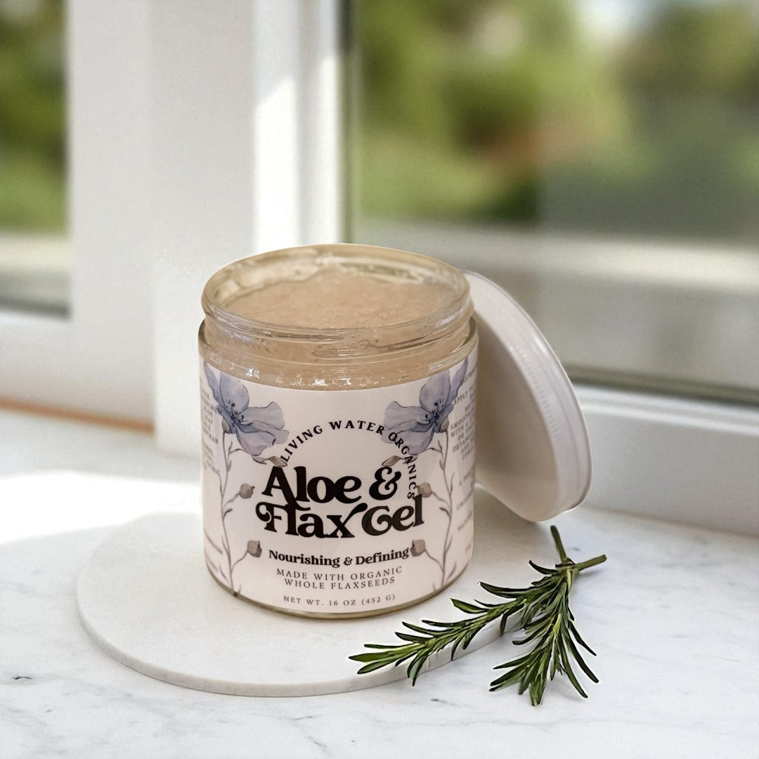 Aloe Vera & Flaxseed Gel, Nourishing (Medium Hold)