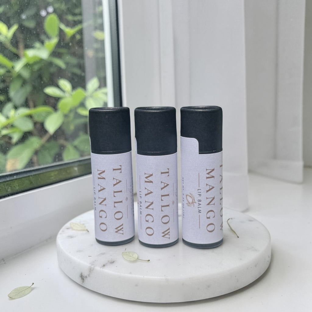 Tallow and Mango Lip Balm
