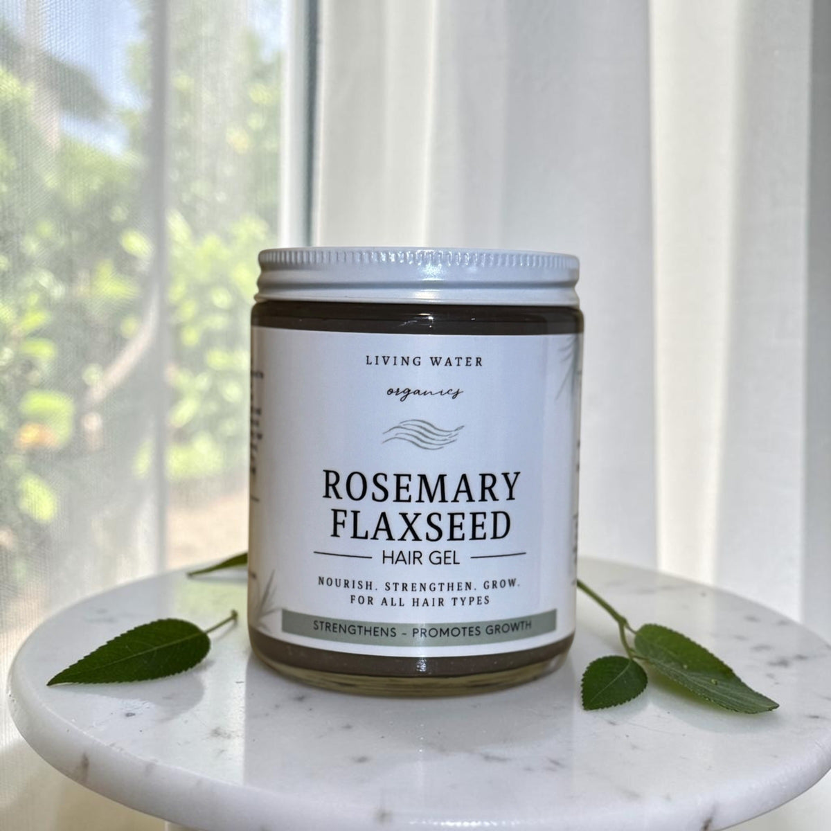 Rosemary Flaxseed Gel made with Organic Flaxseeds