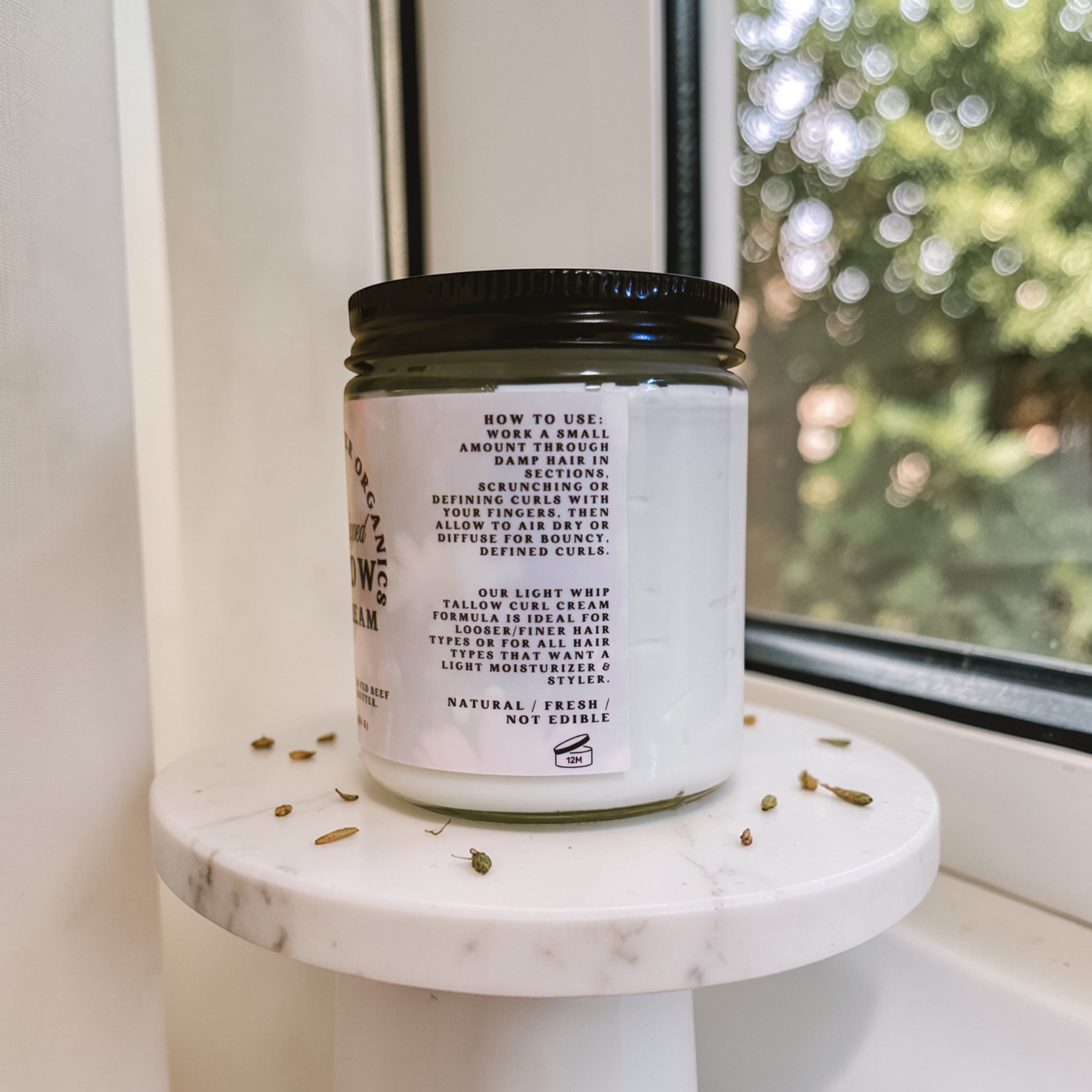 Lightly Whipped Tallow Curl Cream