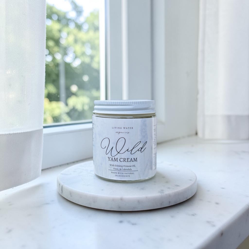 Wild Yam Cream with Evening Primrose & Vitex Extract | Hormone-Supporting Women’s Moisturizer