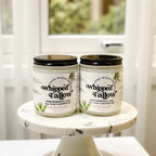 100% Grass Fed Whipped Tallow for Face, Hair, and Skin, Natural Tallow