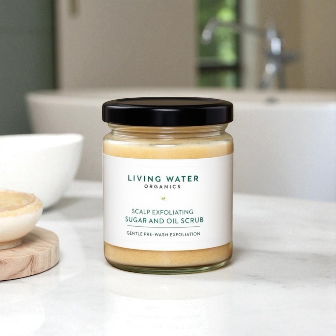 Scalp Exfoliation Cane Sugar & Jojoba Oil for Gentle Exfoliation Pre-Wash of Scalp and Body for All Hair Types