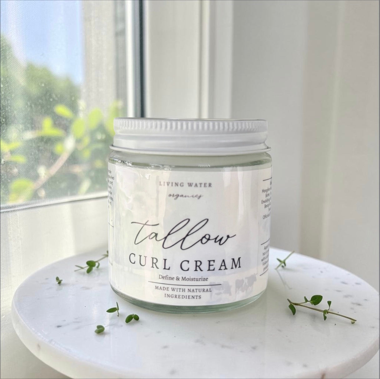 Tallow Curly Hair Bundle | Complete Curl Care Collection | Shampoo, Conditioner, Curl Gel & Curl Cream