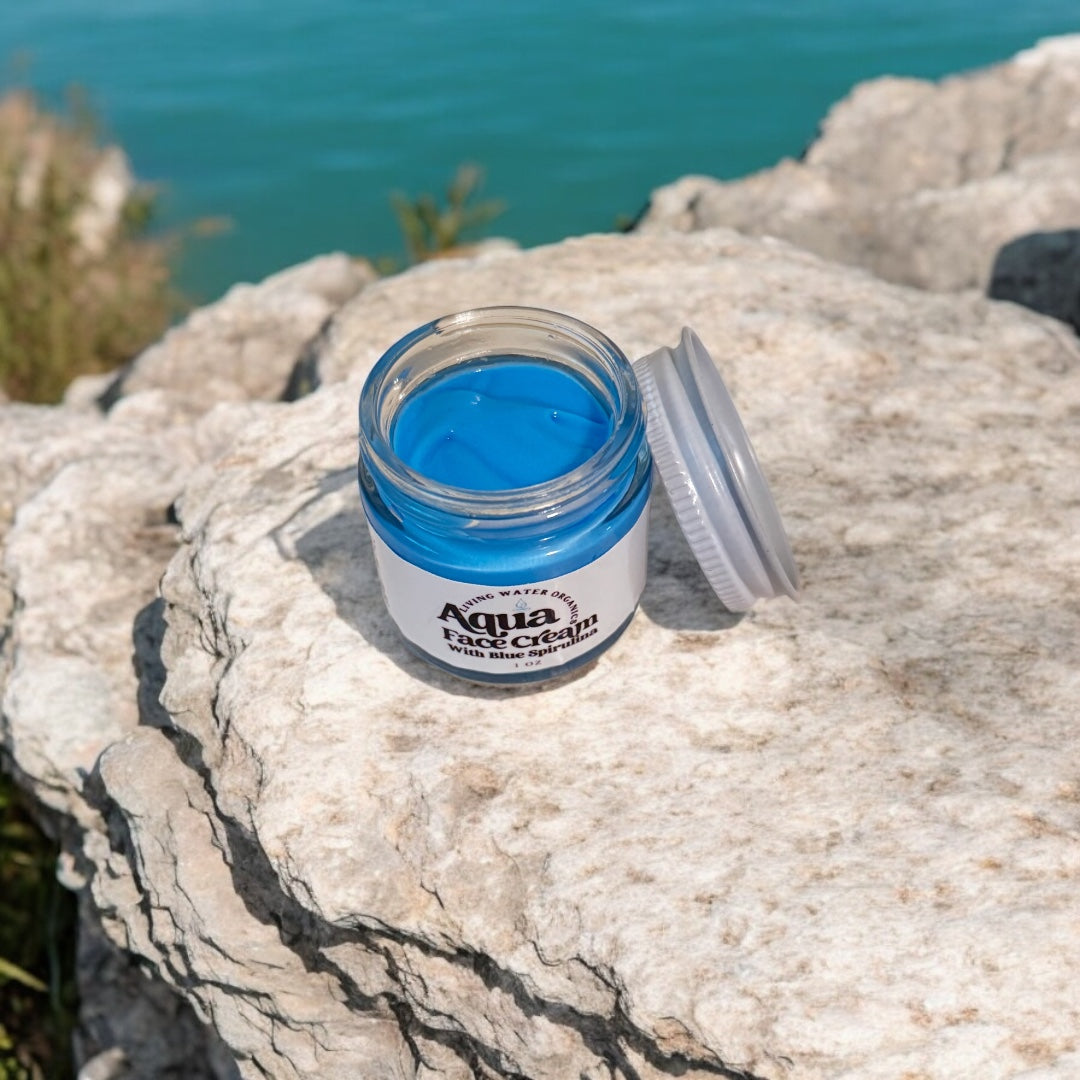Aqua Face Cream for Young and Mature Skin, Clear Skin