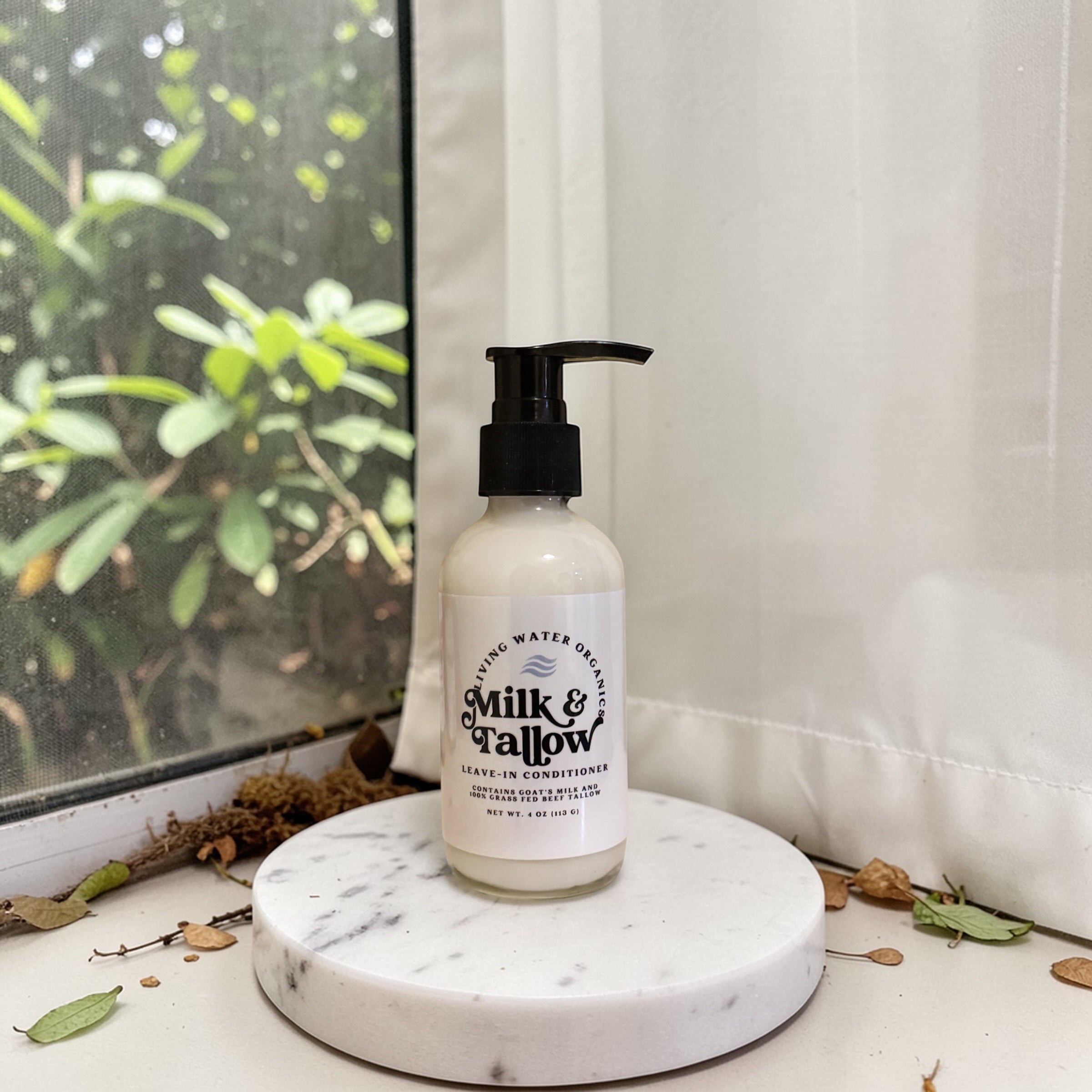 Goat Milk and Tallow Leave-In Conditioner
