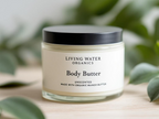 Gentle Tallow Body Butter, Unscented by Living Water Organics