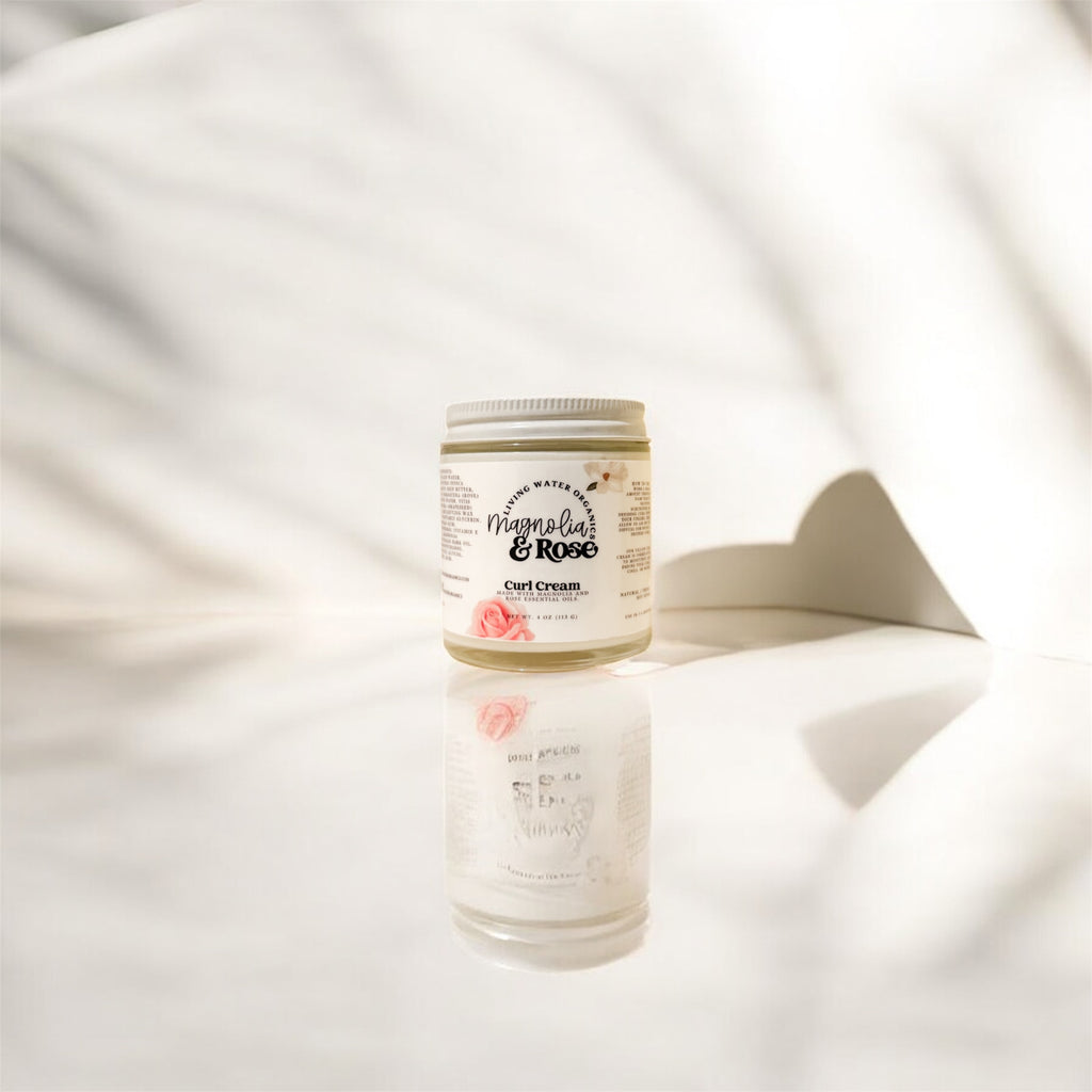 Magnolia & Rose Curl Cream (Lightweight moisture, Frizz Control)