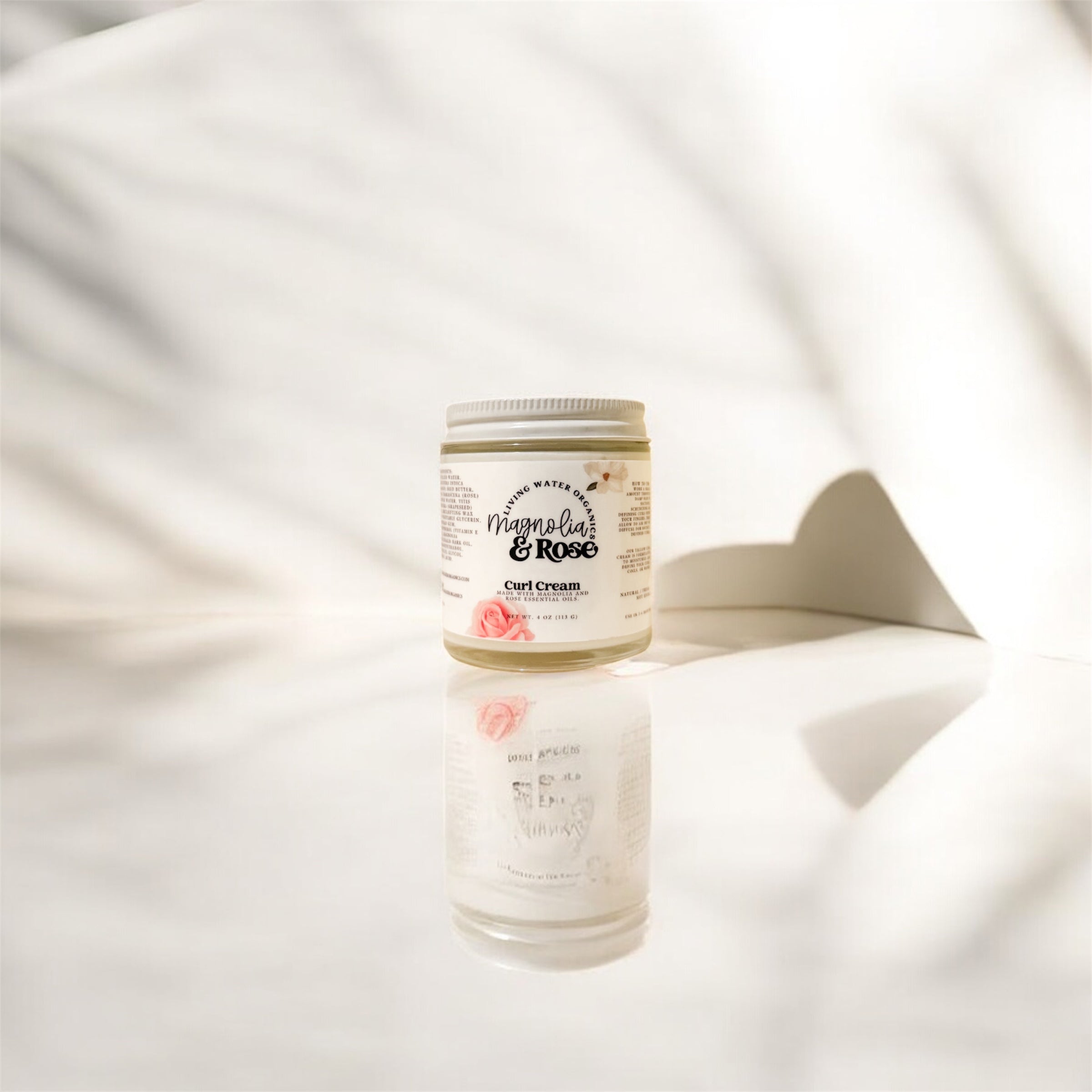 Magnolia & Rose Curl Cream (Lightweight moisture, Frizz Control)