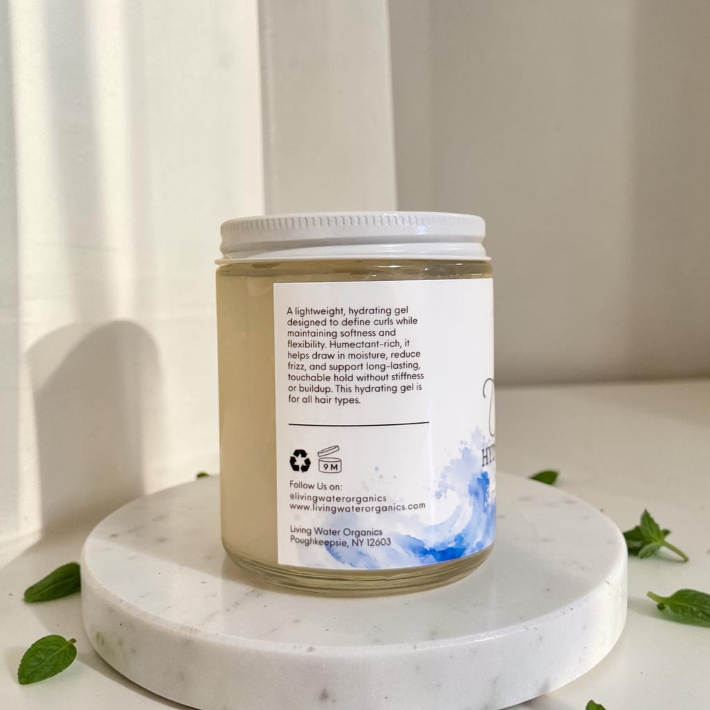 Curl Hydration Gel for Curly, Coily, and Wavy Hair Oil-Free (Buildable Medium to Strong Hold)