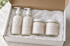 Magnolia and Rose Curl Collection | Curly Hair Care Gift Set | Shampoo, Conditioner, Curl Gel & Curl Cream Bundle | Natural Hair Care | 4 Piece Set
