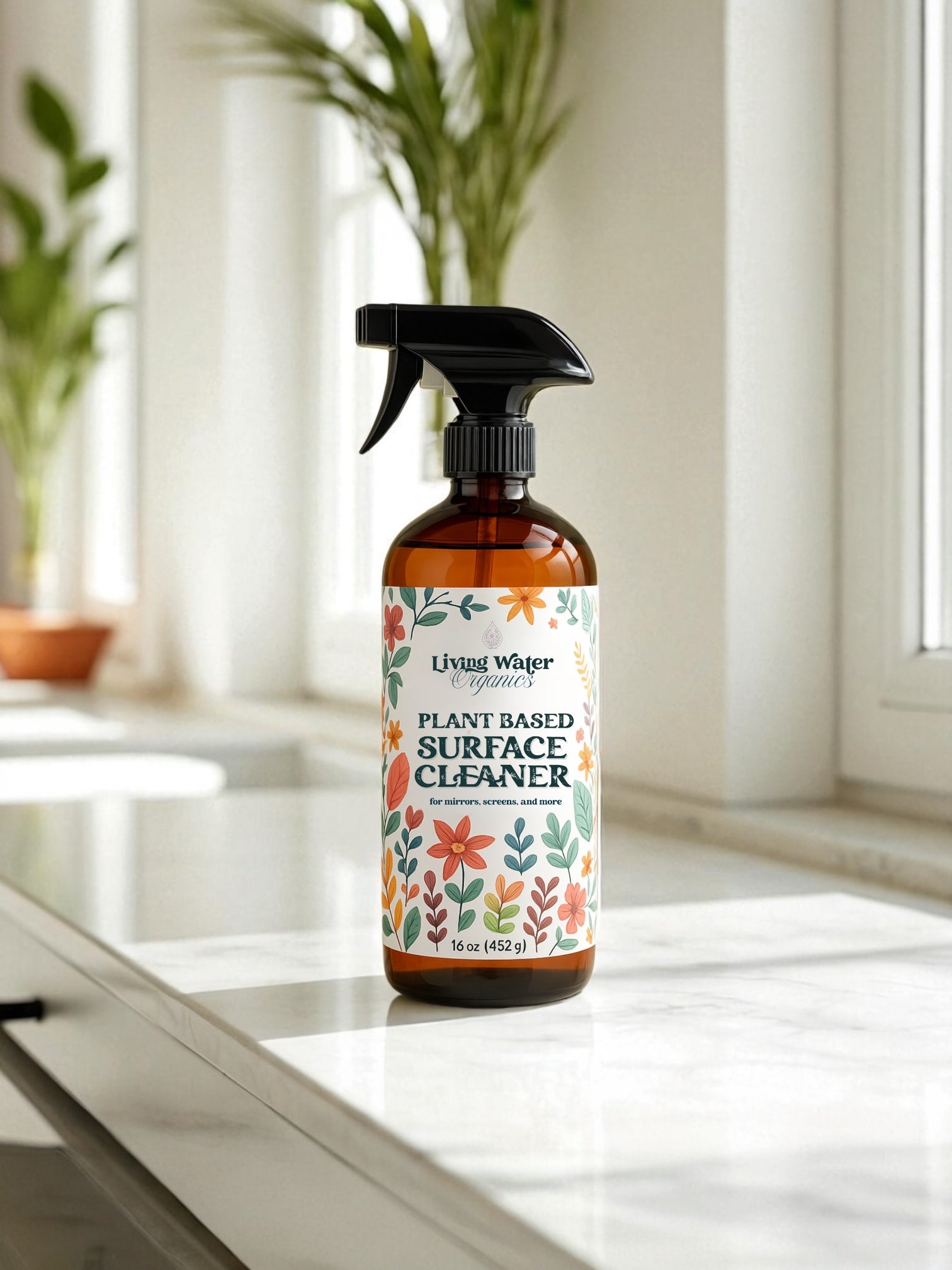 Plant Based Screen & Surface Cleaner - Gentle Daily Cleaning Spray ...