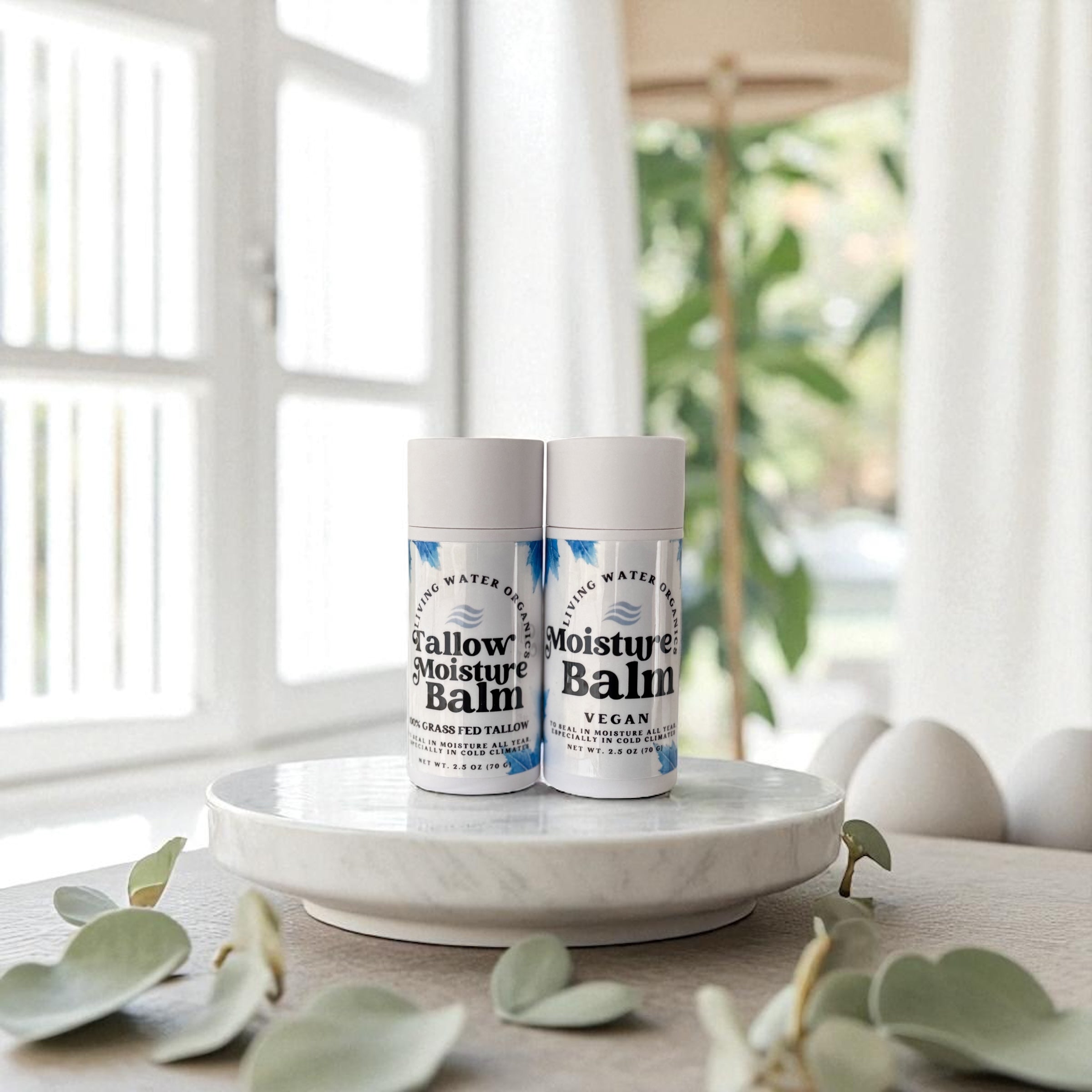 Tallow Moisture Balm | Grass Fed Tallow, Mango Butter, and Beeswax Balm with Vitamin E for Dry Skin and All Skin Types