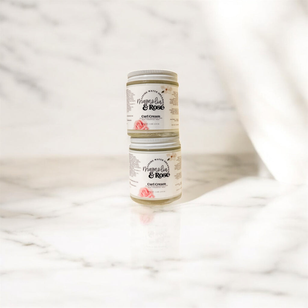 Magnolia & Rose Curl Cream (Lightweight moisture, Frizz Control)