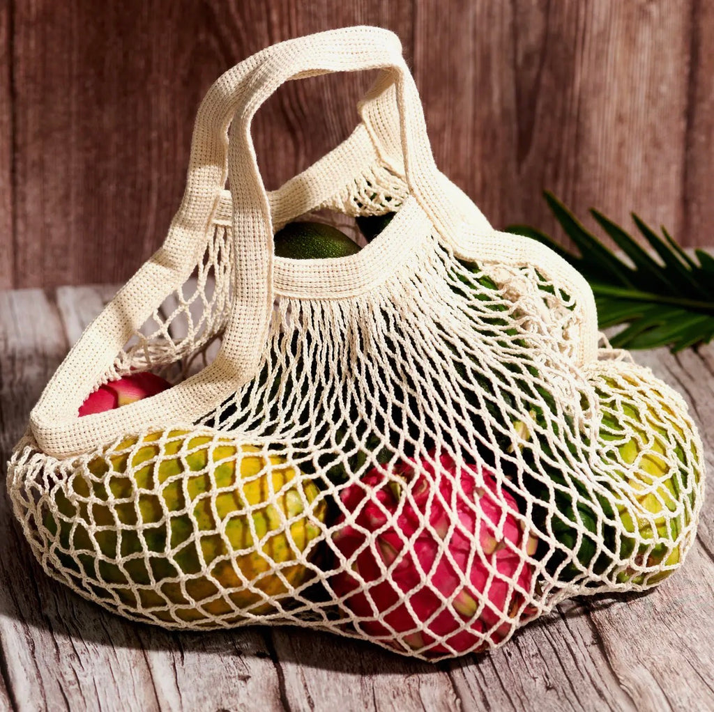 Cotton Netted Mesh Shopping Bag