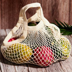 Cotton Netted Mesh Shopping Bag