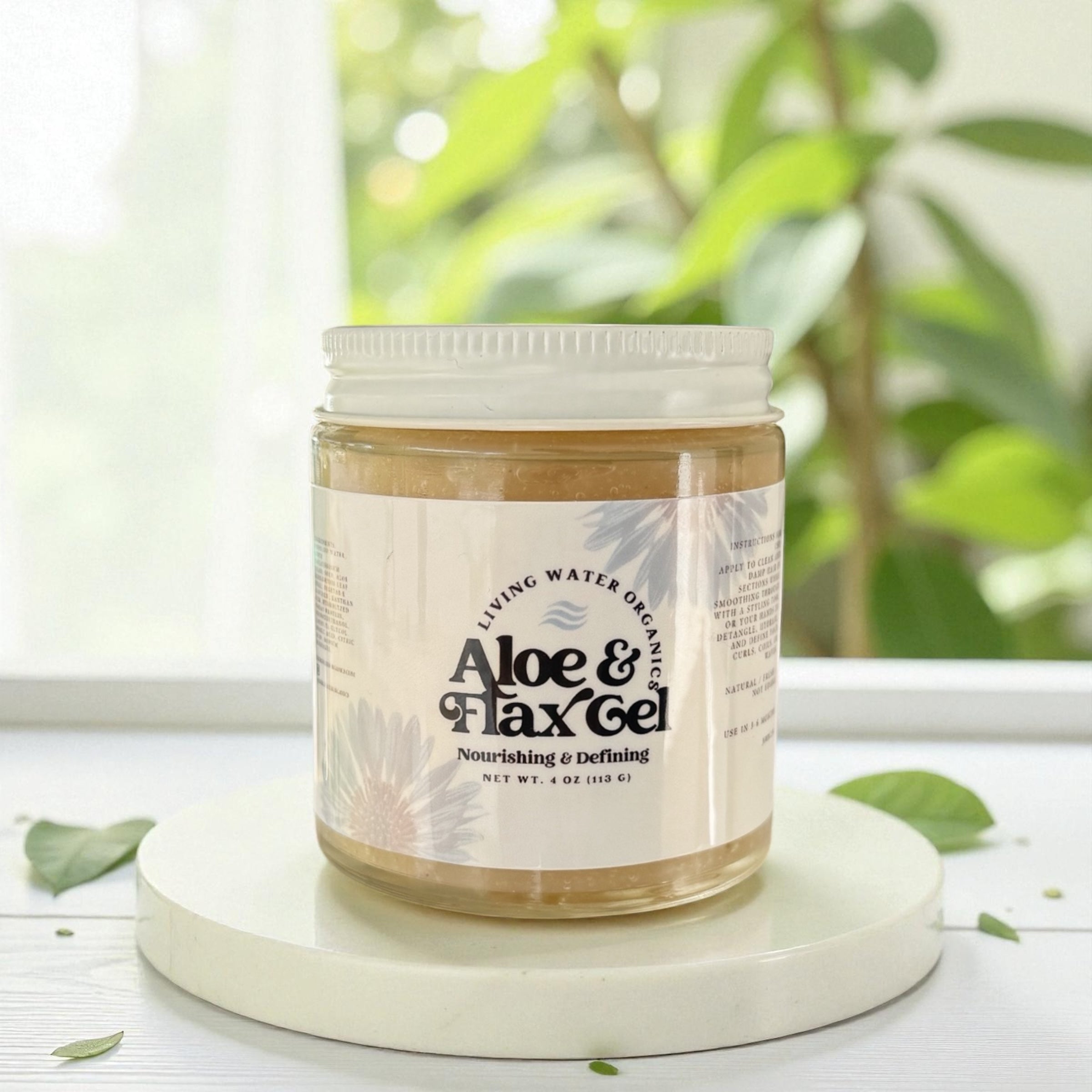 Aloe Vera & Flaxseed Gel, Nourishing (Medium Hold)