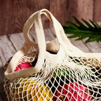 Cotton Netted Mesh Shopping Bag