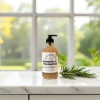 Rosemary Infused Flaxseed Gel with Organic Flaxseeds for Curly, Wavy, and Coily Hair in Glass Jar or Bottle (Promotes Hair Growth, Strengthening)