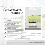 Rice Silk Cream Mask for Hair and Skin