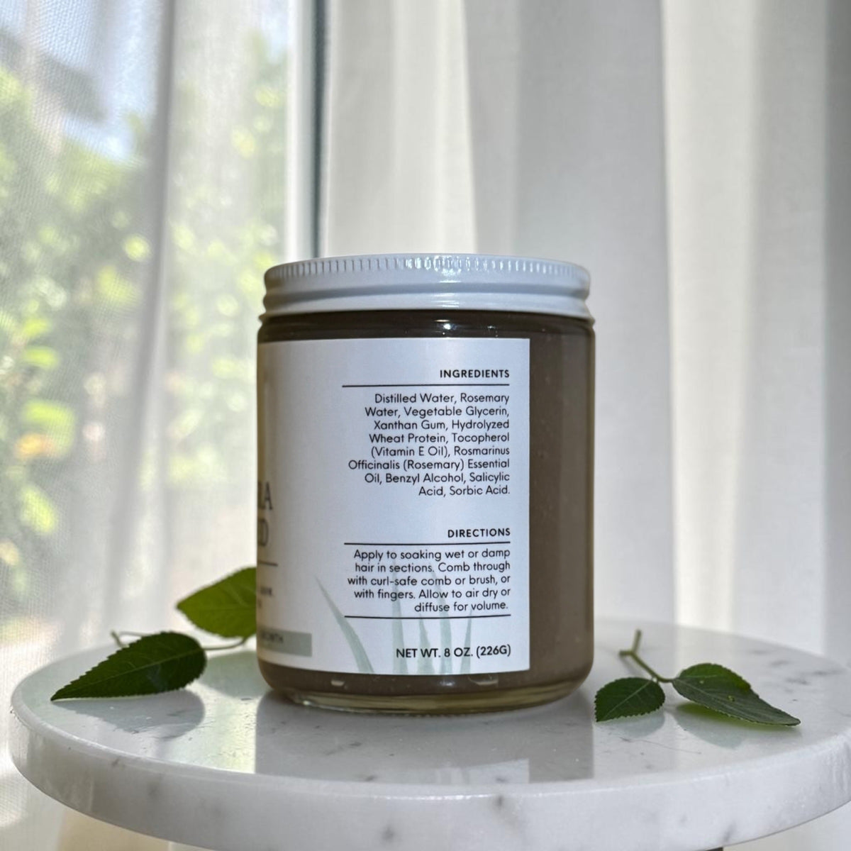 Rosemary Flaxseed Gel made with Organic Flaxseeds