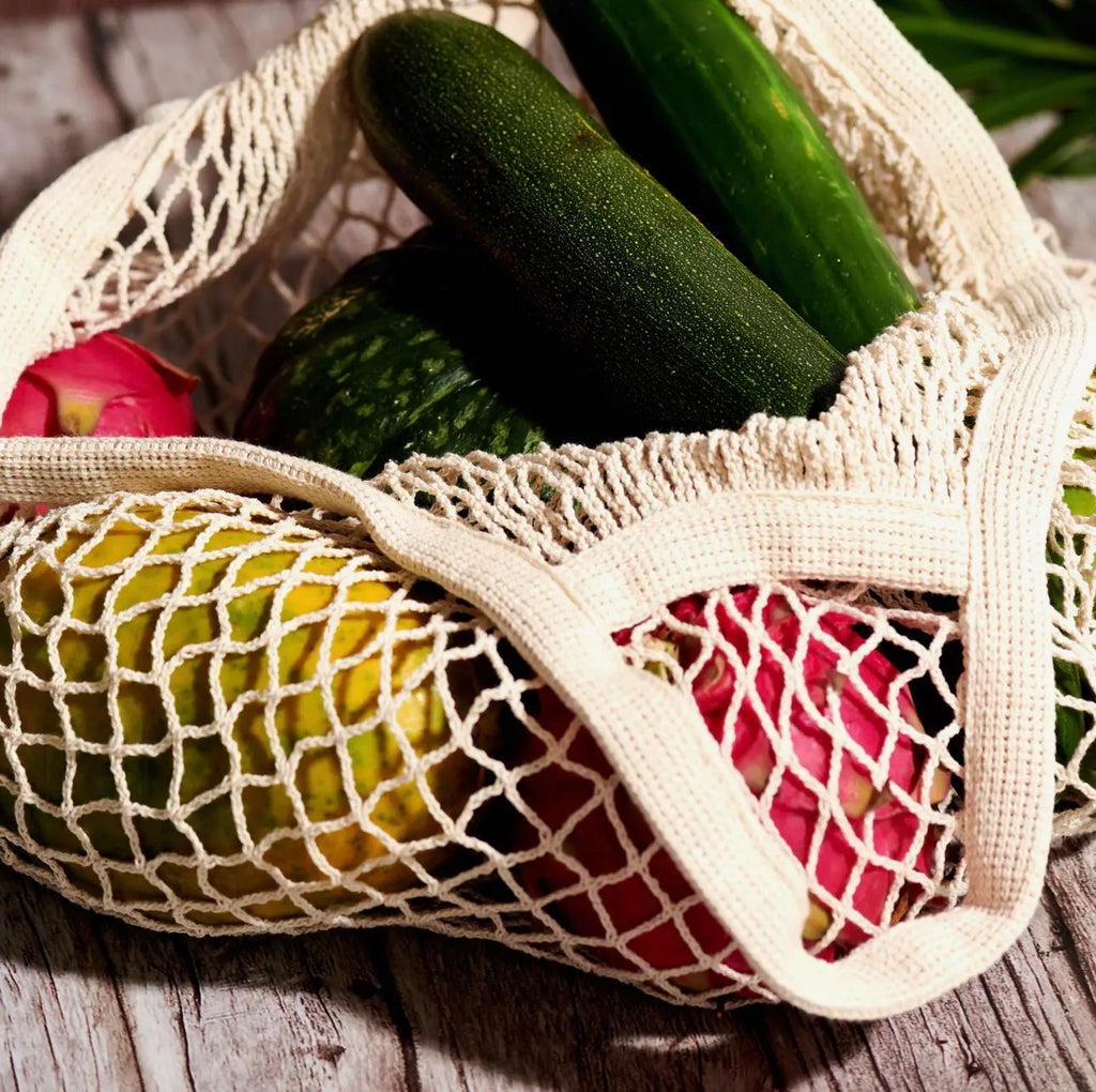 Cotton Netted Mesh Shopping Bag