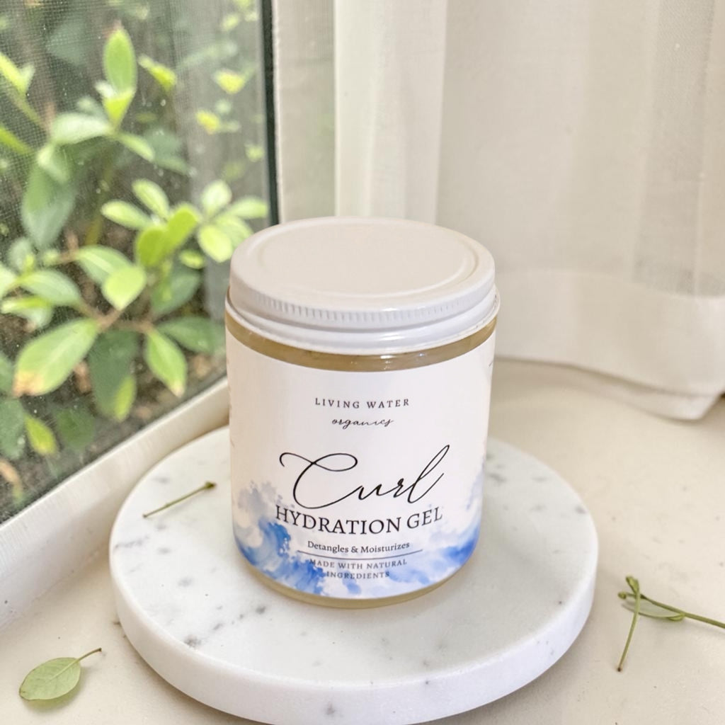 Curl Hydration Gel for Curly, Coily, and Wavy Hair Oil-Free (Buildable Medium to Strong Hold)