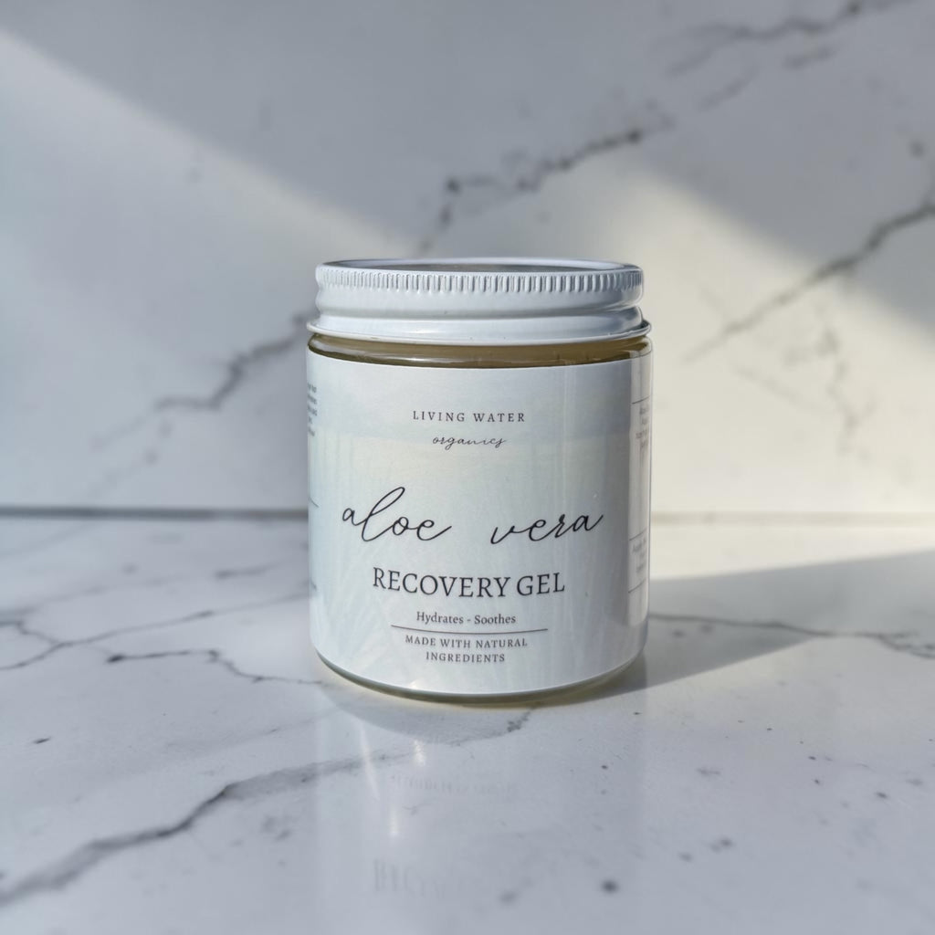 Aloe Vera Recovery Gel made with Organic Aloe Vera, Post Sun Skincare