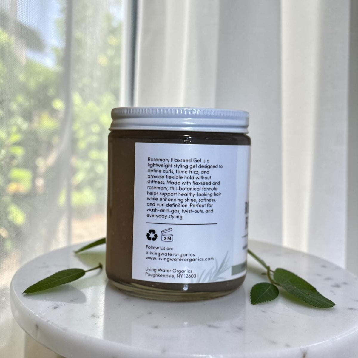 Rosemary Flaxseed Gel made with Organic Flaxseeds