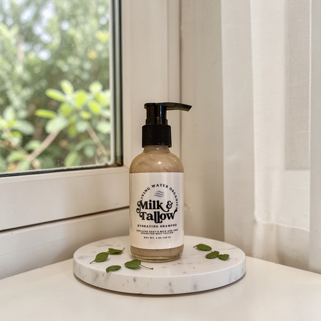 Goat Milk & Tallow Shampoo and Conditioner Set Hydrating All Hair Types