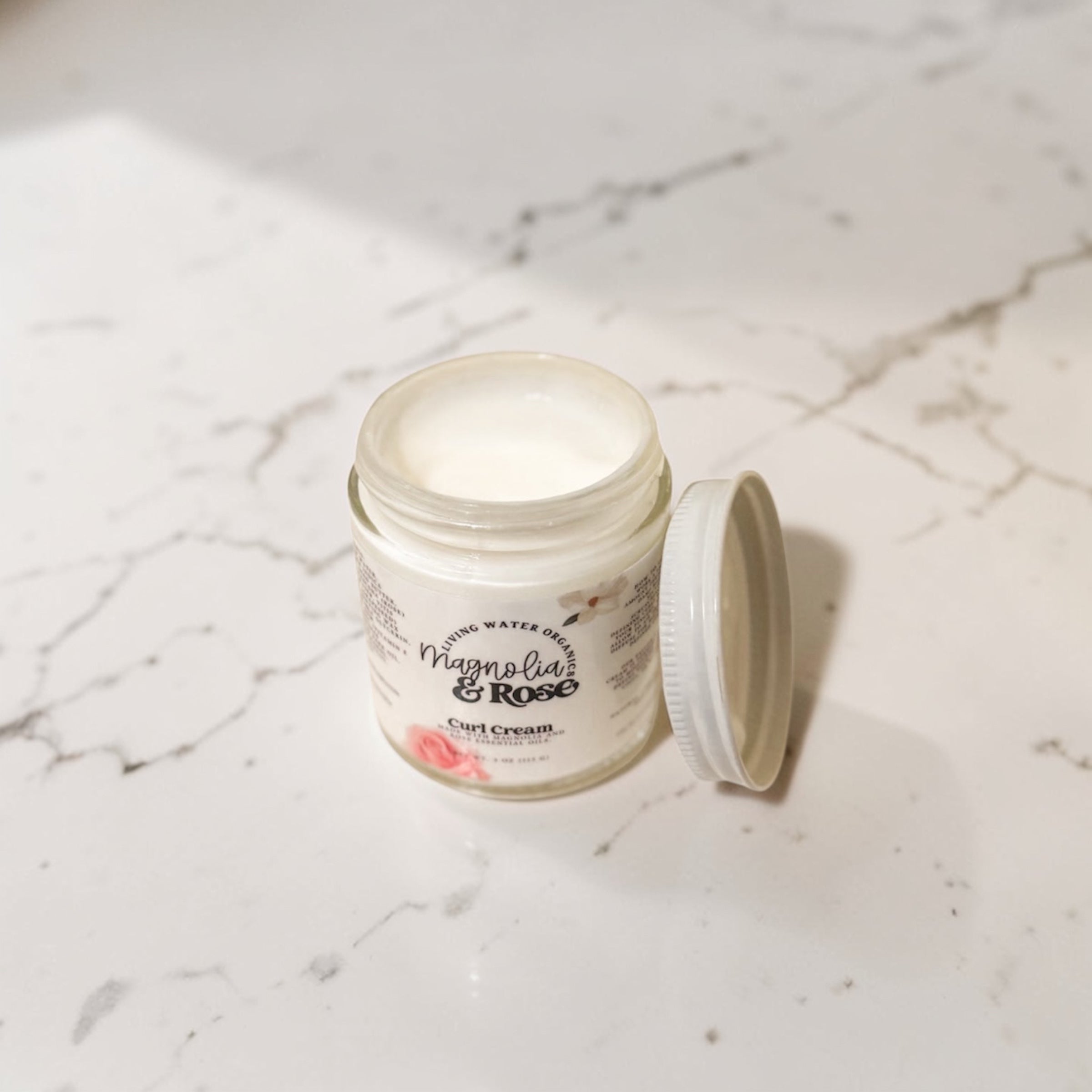 Magnolia & Rose Curl Cream (Lightweight moisture, Frizz Control)