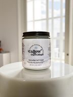 100% Grass Fed Tallow Curl Cream for Curly Hair (Promotes Repairing Damaged or Dry Hair)