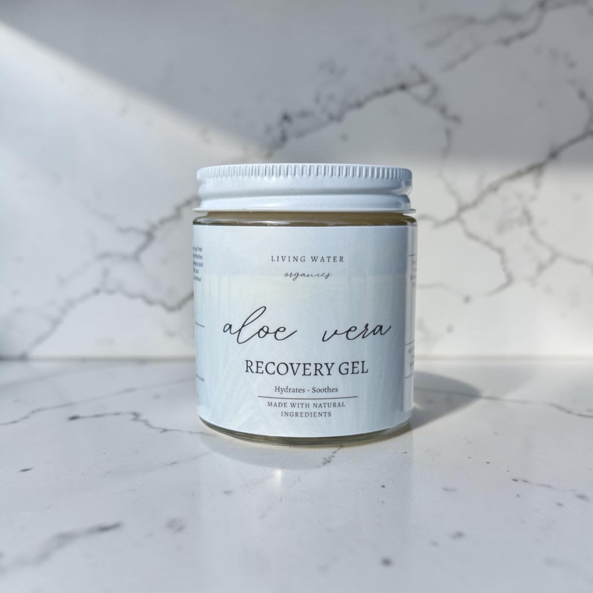 Aloe Vera Recovery Gel made with Organic Aloe Vera, Post Sun