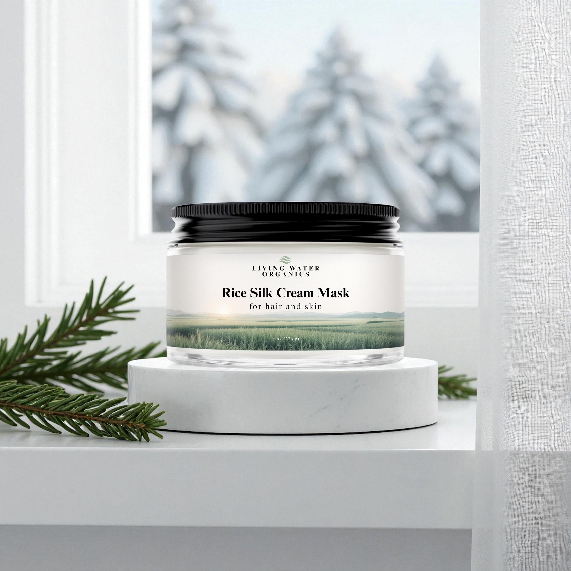 Rice Silk Cream Mask for Hair and Skin