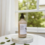 Rosemary Infused Flaxseed Gel with Organic Flaxseeds for Curly, Wavy, and Coily Hair in Glass Jar or Bottle (Promotes Hair Growth, Strengthening)