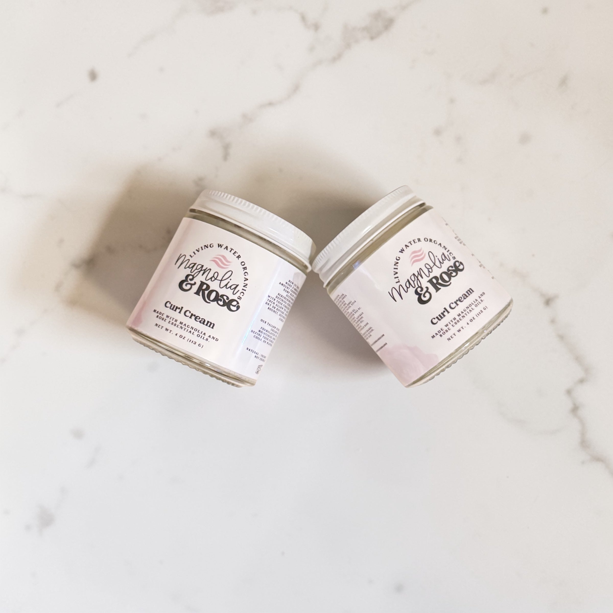 Magnolia & Rose Curl Cream (Lightweight moisture, Frizz Control)