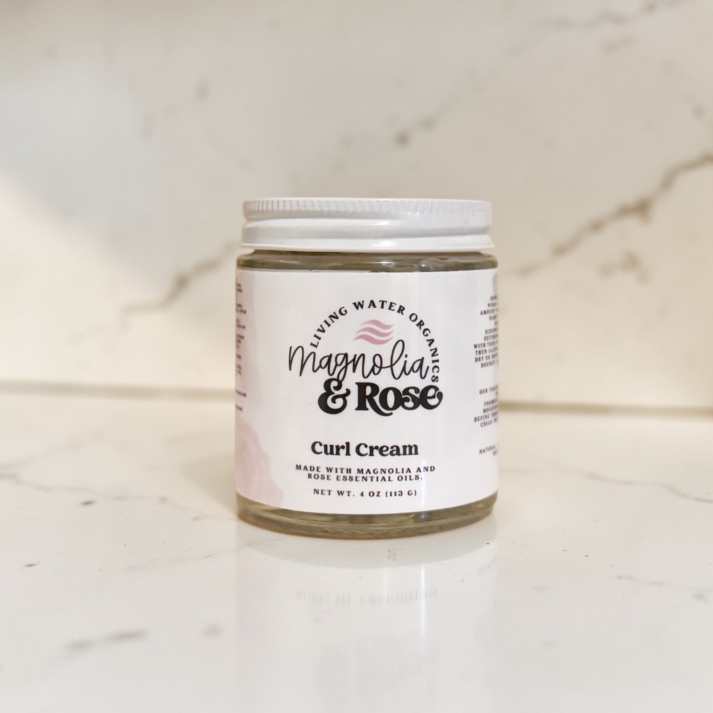 Magnolia & Rose Curl Cream (Lightweight moisture, Frizz Control)