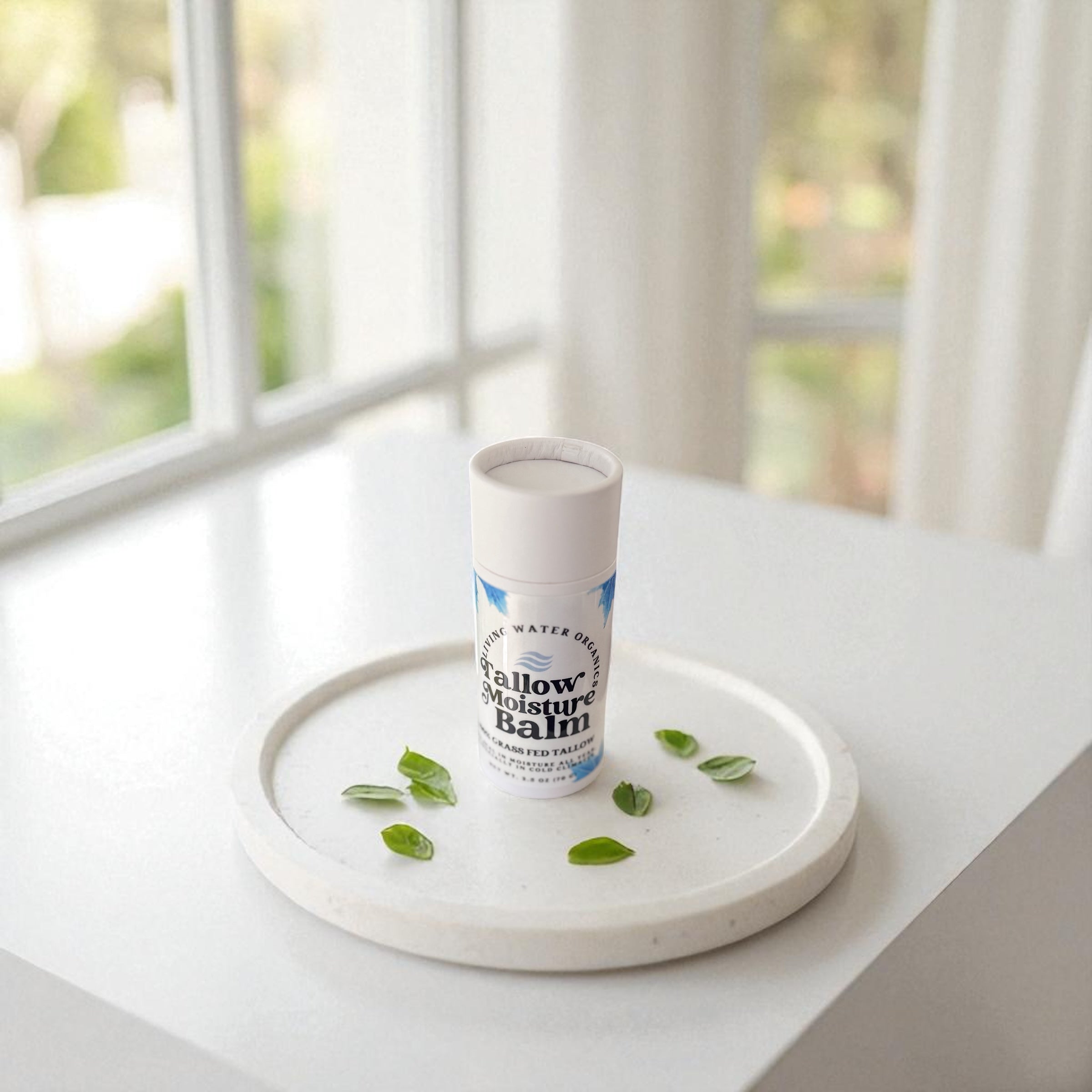Tallow Moisture Balm | Grass Fed Tallow, Mango Butter, and Beeswax Balm with Vitamin E for Dry Skin and All Skin Types