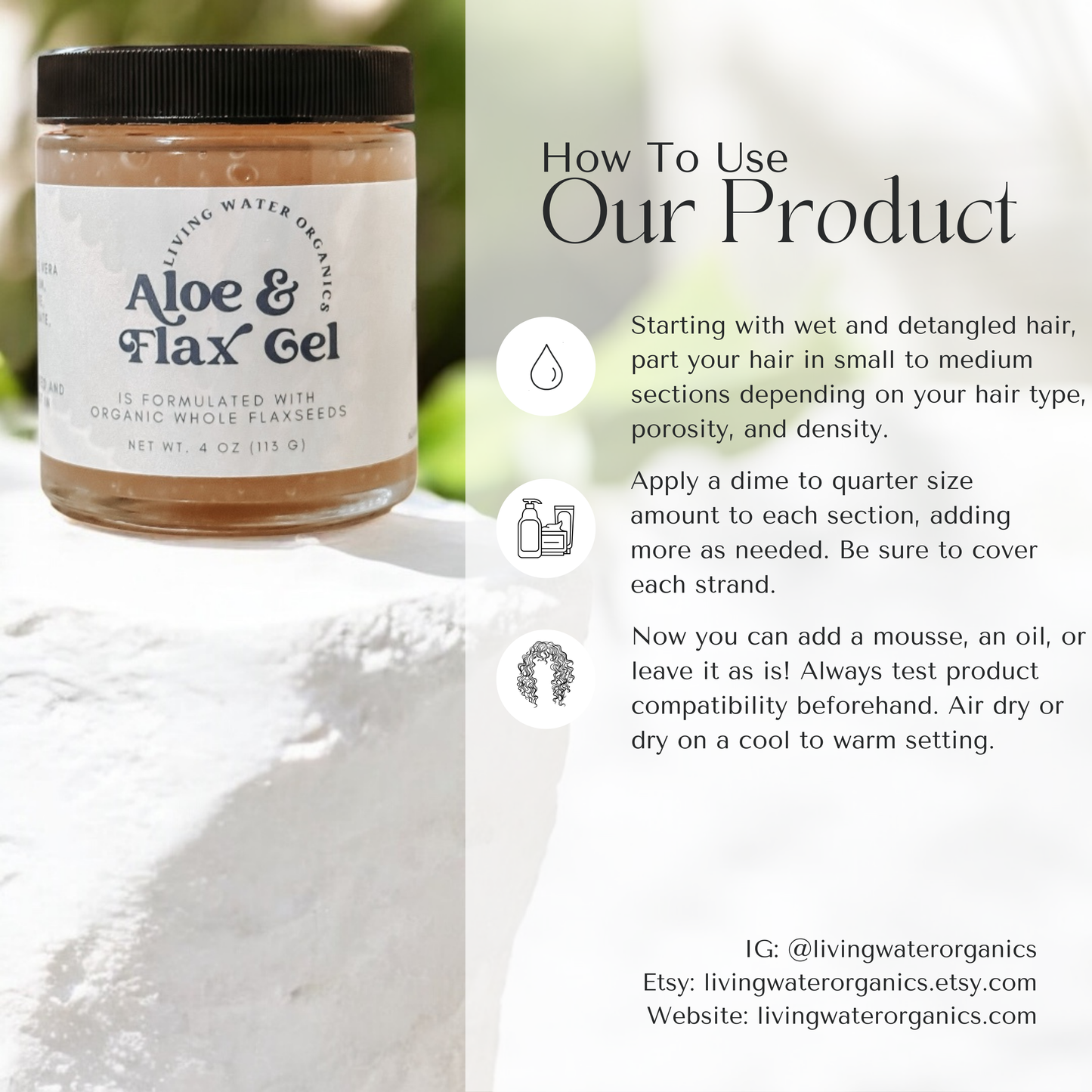 Aloe Vera & Flaxseed Gel (New Label)