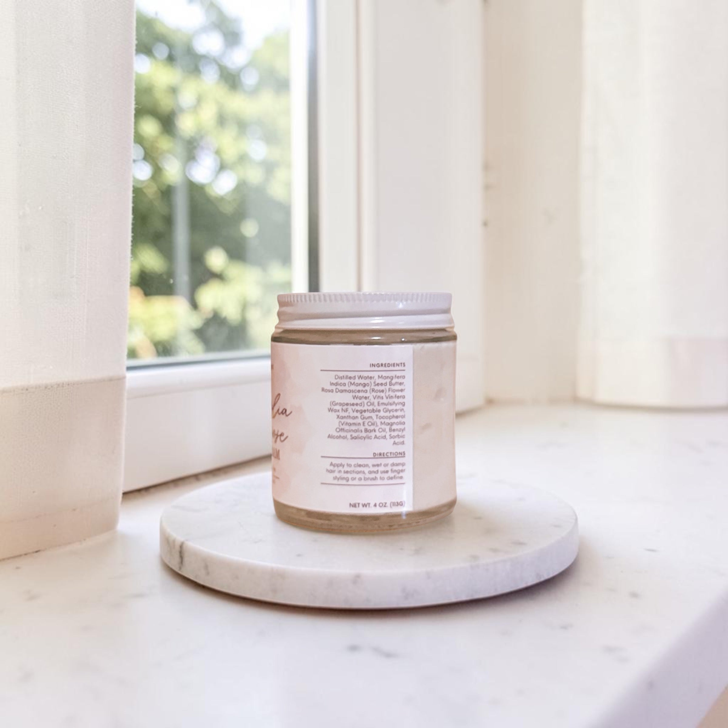 Magnolia & Rose Curl Cream (Lightweight moisture, Frizz Control)