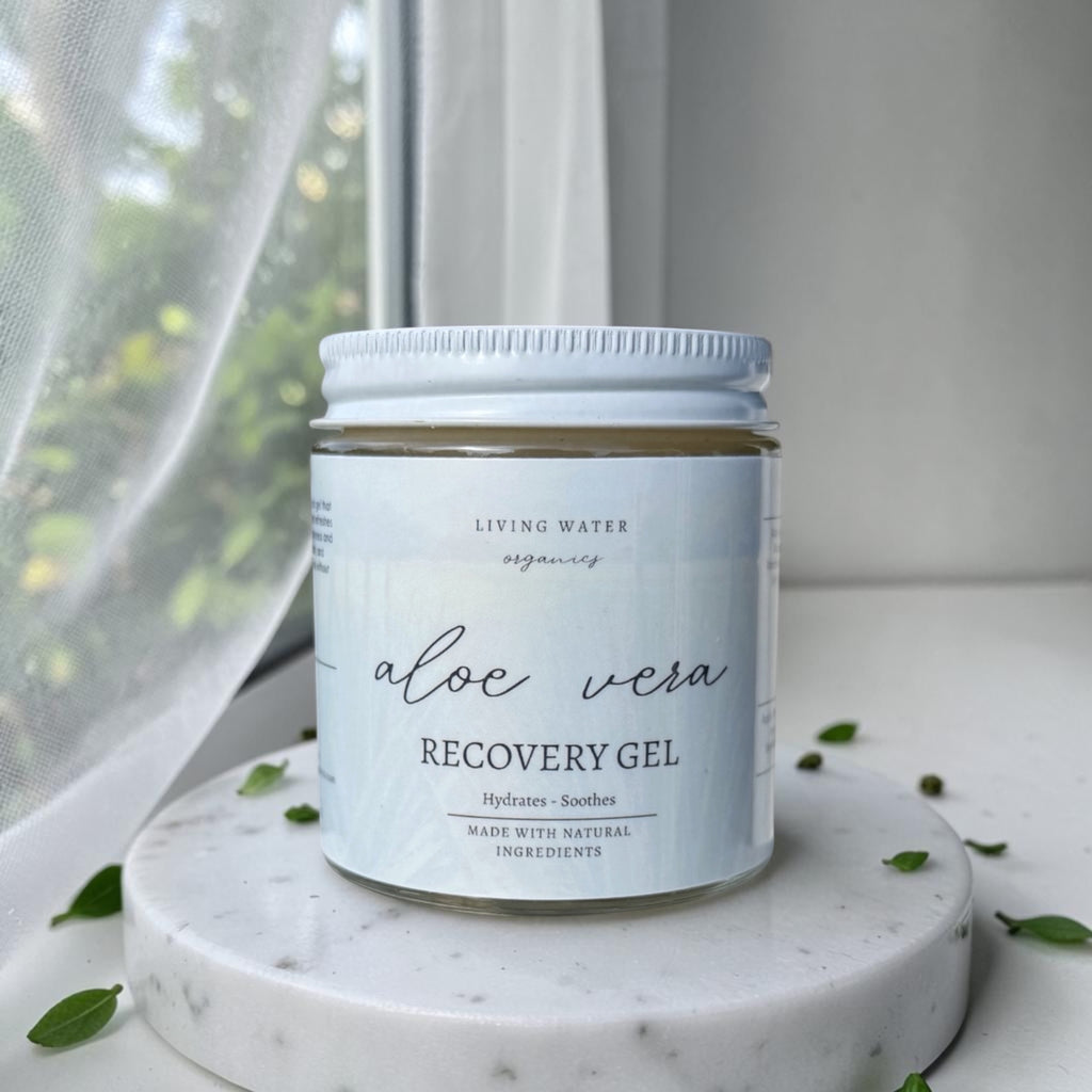 Aloe Vera Recovery Gel made with Organic Aloe Vera, Post Sun Skincare