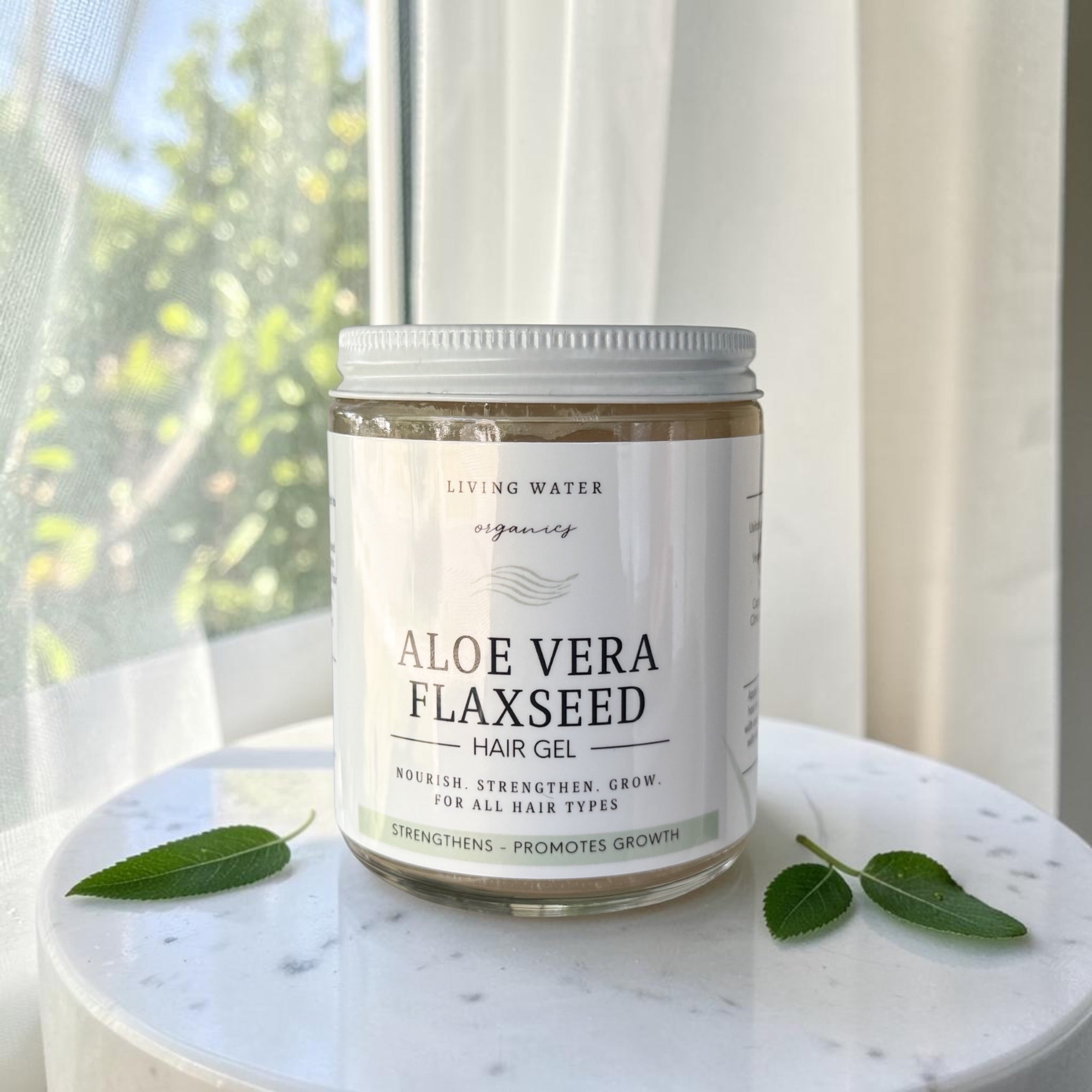 Aloe Vera & Flaxseed Gel, Nourishing (Medium Hold) – Living Water