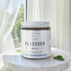 Flaxseed Gel with Organic Flaxseed for Curly Hair, Natural Hair, Oil Free (Medium Hold), All Hair Types