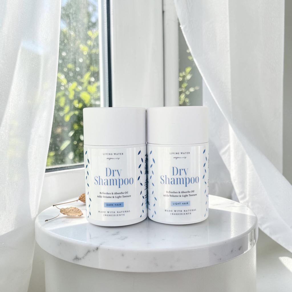 Natural Dry Shampoo for Light or Dark Hair