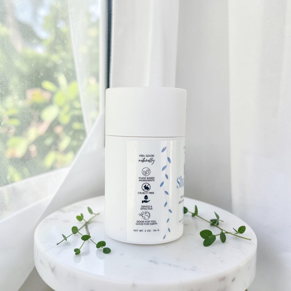 Natural Dry Shampoo for Light or Dark Hair